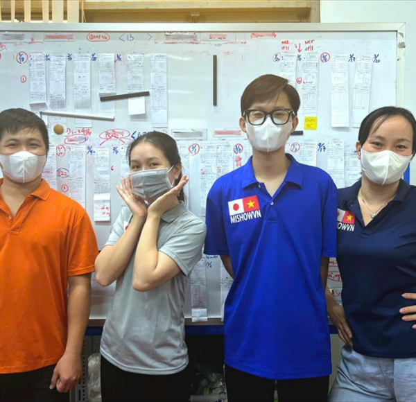 Let’s meet the teams in a clothing manufacturing company!